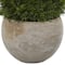 4ft. UV Resistant Double Pond Cypress Spiral Artificial Tree in Sand Colored Planter